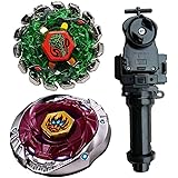 MSTWXL WXL-US Metal Fusion L-Drago BB-108 F:S Metal 4D High Performance Generic Battling Tops and Poison Serpent SW145SD Meta