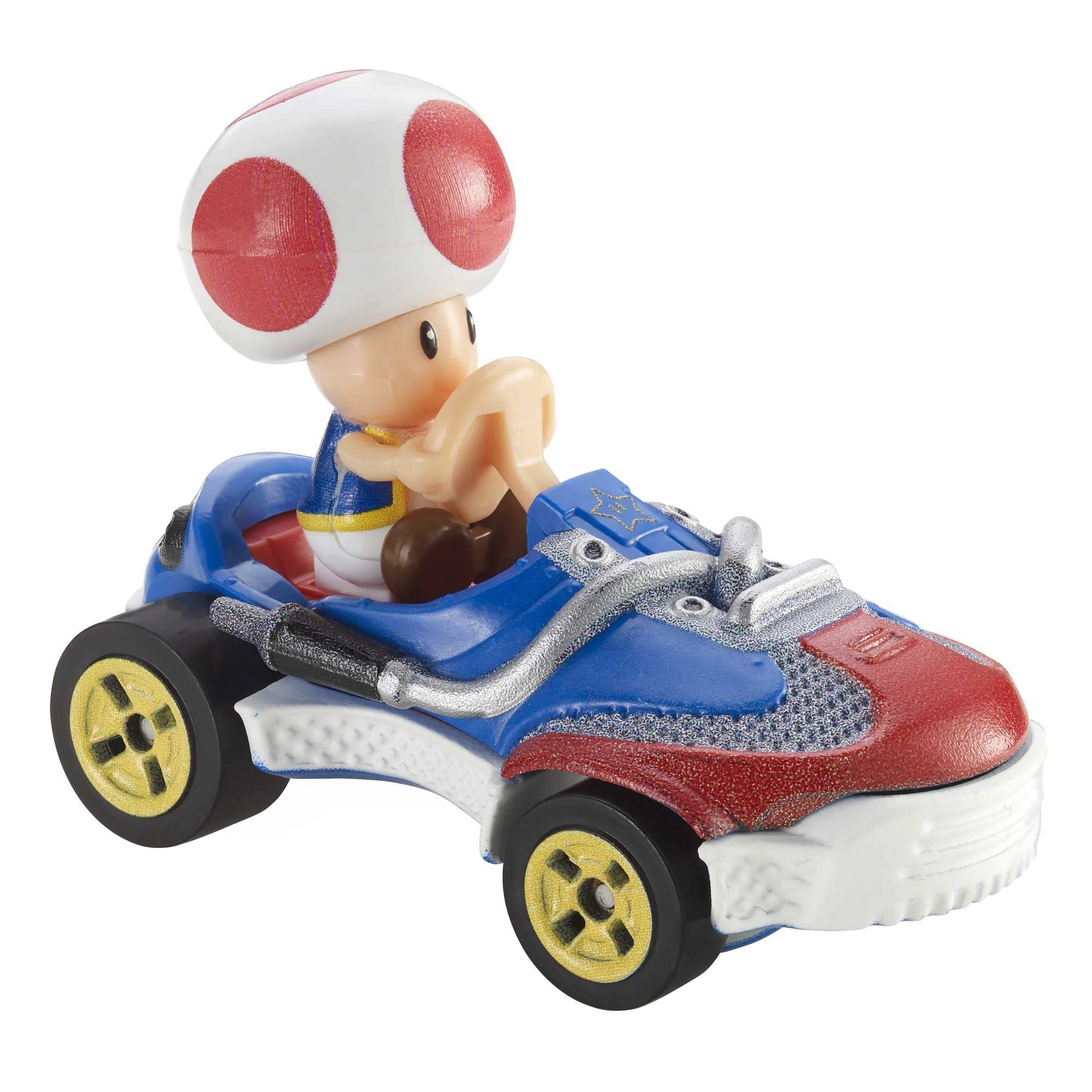 Hot Wheels Mario Kart Characters and Karts as Hot Wheels 1:64 Die-Cast Cars, GBG30