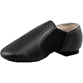 Linodes Leather Jazz Shoe Slip On for Girls and Boys (Toddler/Little Kid/Big Kid)