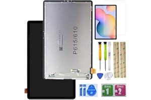 HQB-STAR Galaxy Tab S6 Lite LCD Display Screen Replacement for Samsung Galaxy Tablet Tab S6 Lite SM-P610 P610 P615 LCD Display Digitizer Touch Screen Assembly Replacement 10.4 inch Black