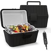 Heated lunch box for Men, 12V electric lunch box for adults, heating lunch box portable food warmer Lunch Box for car, office Insulated Heatable lunchbox loncheras electricas para calentar almuerzo