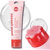 Onyx Professional Pedi Please Foot Mask - Quick Peeling, Gently Peels Away Rough Skin to Reveal Soft Smooth Skin, Includes Built-in Brush &amp; Scrubbing Applicator, 5 fl. oz.