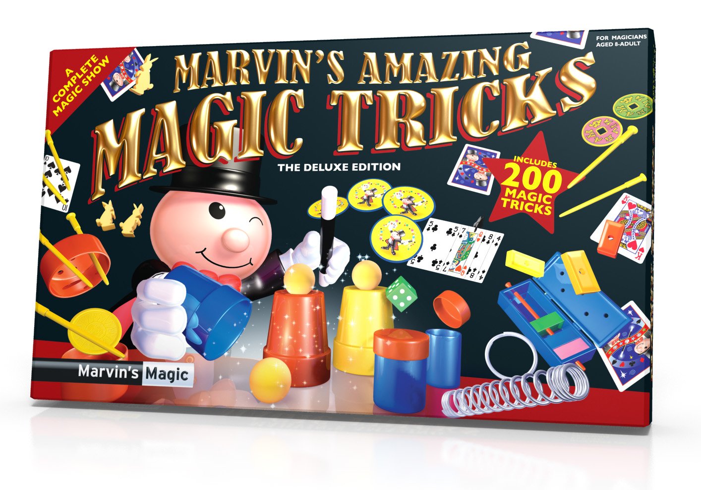 Marvin's Amazing Magic Tricks Deluxe Special Edition Magic Set (200