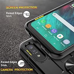 Jeylly Case for Galaxy A20/A50 with Tempered Glass