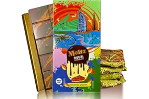 Meltz Pistachio Dubai Chocolate Bar 192g - Premium Dubai Milk Chocolate Bar Filled with Pistachio Butter & Shredded Knafeh Kadayif - Crunchiest Kataifi Delight (Pack of 1)