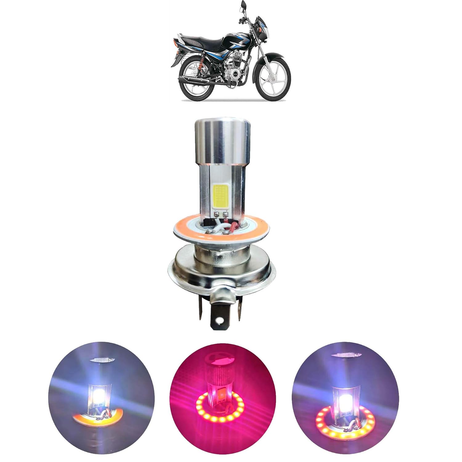 bajaj ct 100 led headlight