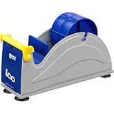 by Excell Twin Premium Wide Metal Multi-Roll Desktop Tape Dispenser | ET-12271, Heavy Duty Tape Dispenser with 3 Inch Core, 2 Inch Tape Dispenser for Wide Tape or Packing Tape Dispenser Desktop