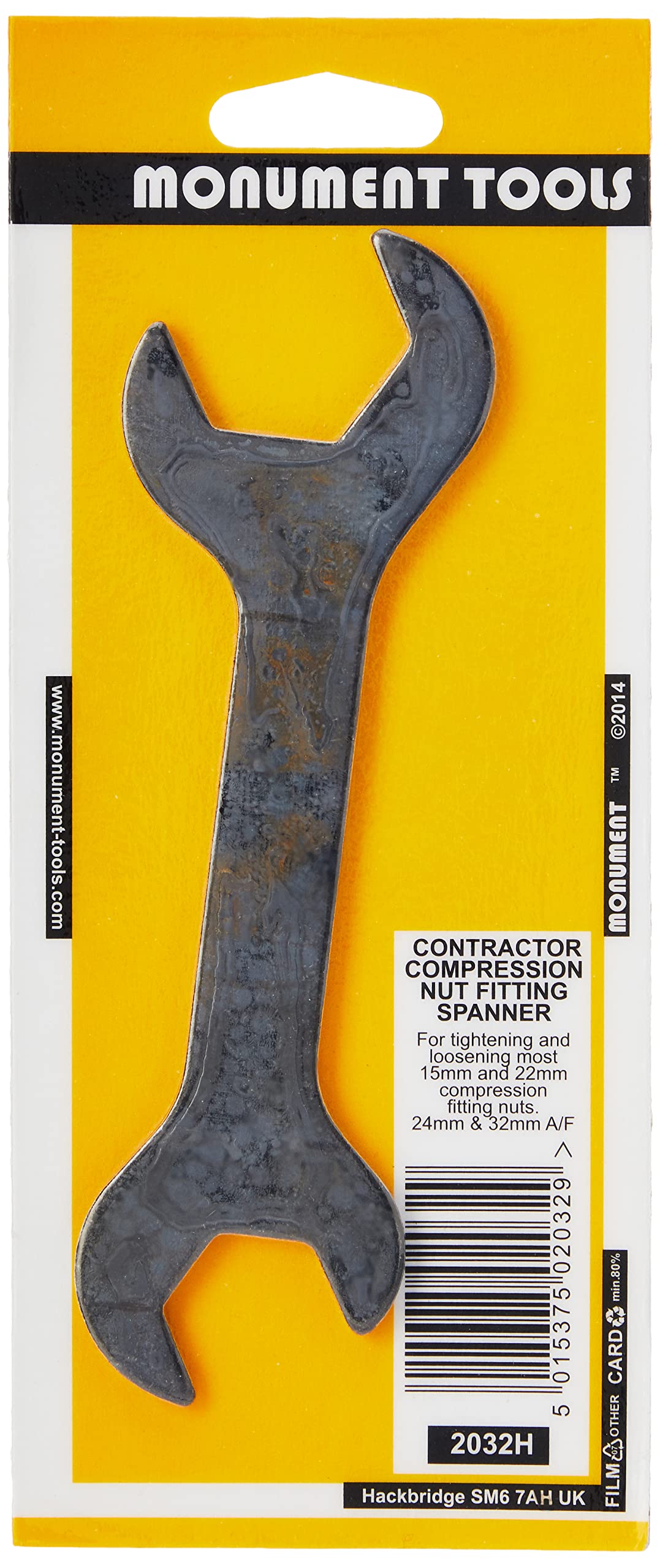 Monument 2032h Compression Fitting Spanner 15/22