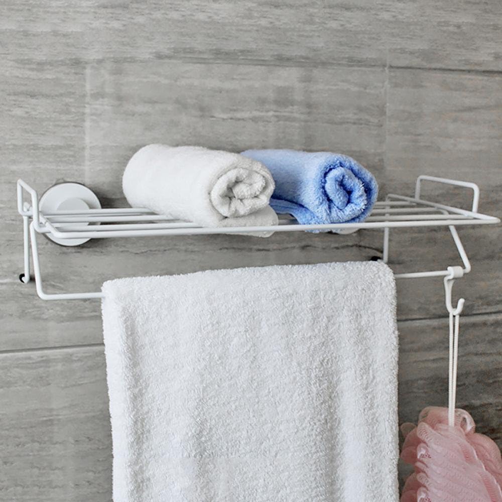 SSBY Sleek, minimalist, bathroom Towel rack, stainless steel Super sucker punch-free towel rack