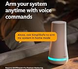 SimpliSafe 10 Piece Wireless Home Alarm System with Motion Sensor HD Camera view 2
