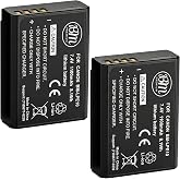 BM Premium 2-Pack of LP-E10 Batteries | Compatible with Canon EOS Rebel T3, T5, T6, T7, T100, Kiss X50/X70, EOS 1100D/1200D/1300D/2000D/4000D Cameras