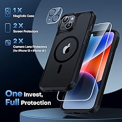 TAURI 5-in-1 Magnetic for iPhone 13 Case for iPhone