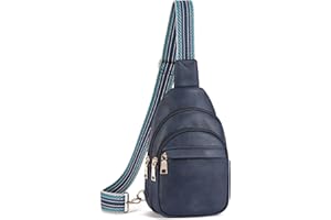 BOSTANTEN Leather Sling Bag For Women Small Crossbody Bag Fanny Pack Women Shoulder Chest Bag