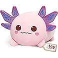 Mewaii Axolotl Plush, Cute Pink Axolotl Stuffed Animal, Soft Plushies Cuddle Pillow, Anime Plushie Doll, Cute Stuff Toys Gift for Girls, Boys and Males (8 Inch)