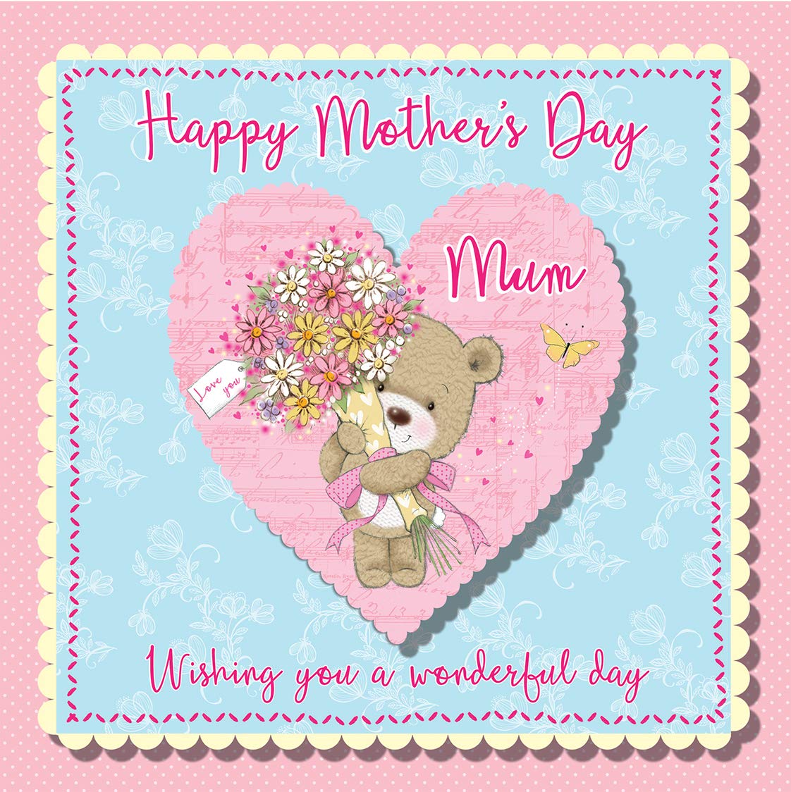 Regal Publishing Mother's Day Single Boxed Card Mum - 31cm sq