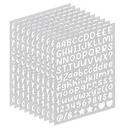 1180 Pcs Self-Adhesive Vinyl Letter & Number