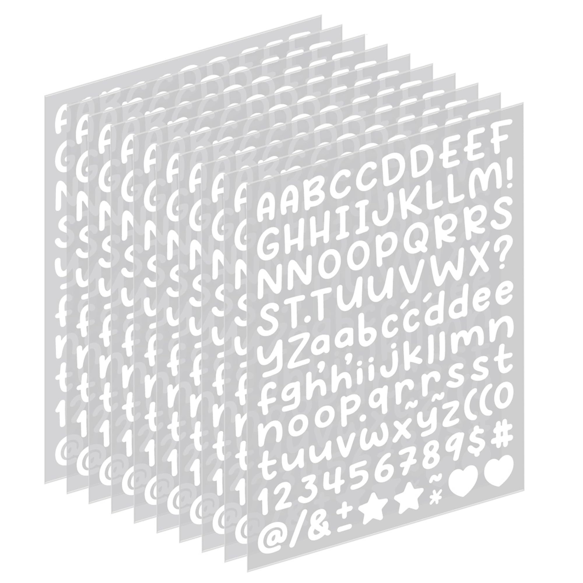 1180 Pcs Self-Adhesive Vinyl Letter & Number
