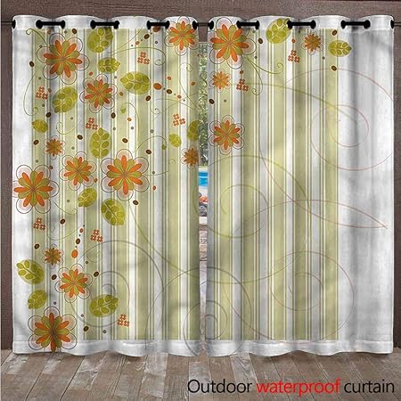 Amazon Com Bddls Outdoor Decor Gazebo Grommet Outdoor Curtain