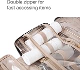 BAGSART Hanging Toiletry Bag Travel Large Wash Bag Peach Skin Polyester Lake view 5