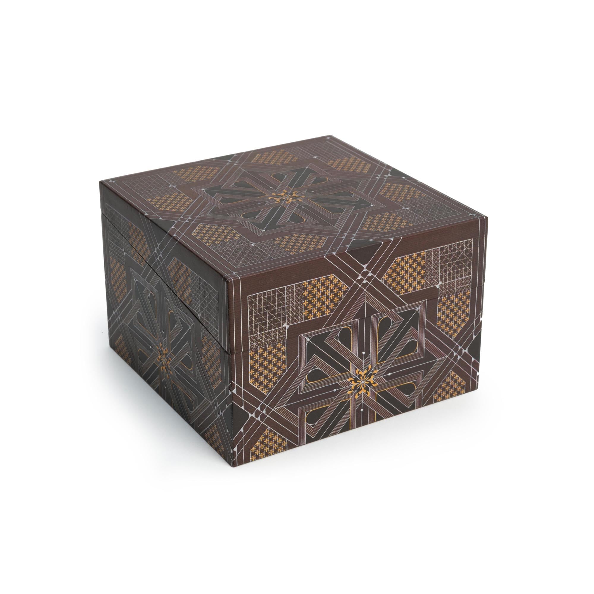Dhyana (Kirikane Collection) Square Mini Memento Box: Square mini