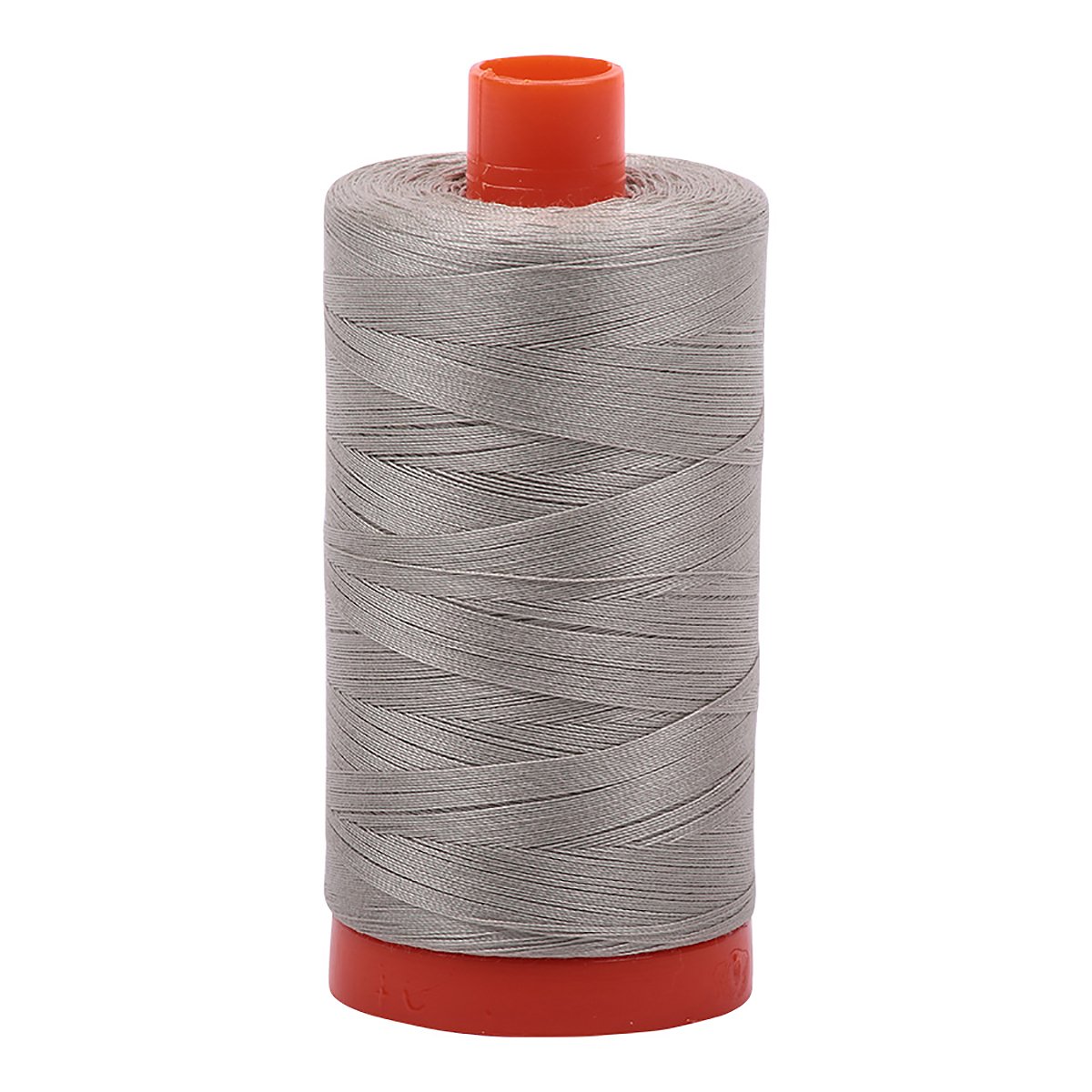 Aurifil Mako Cotton Thread Solid 50wt 1422yds Light Grey — image 1