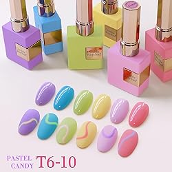 Double Rhythm 6 Pcs 15 ML Gel Polish Set Same Color