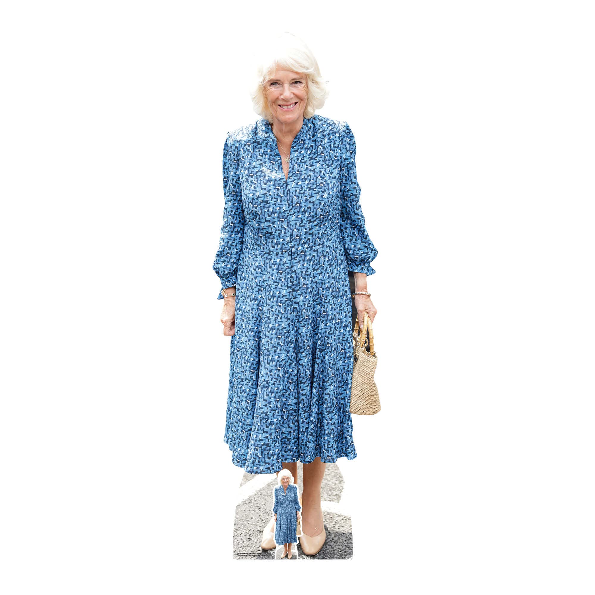 Star Cutouts SC4208 Camilla The Queen Consort Lifesize Cardboard Cutout – Royal Display for Coronation Fans, Parties & Collector Rooms