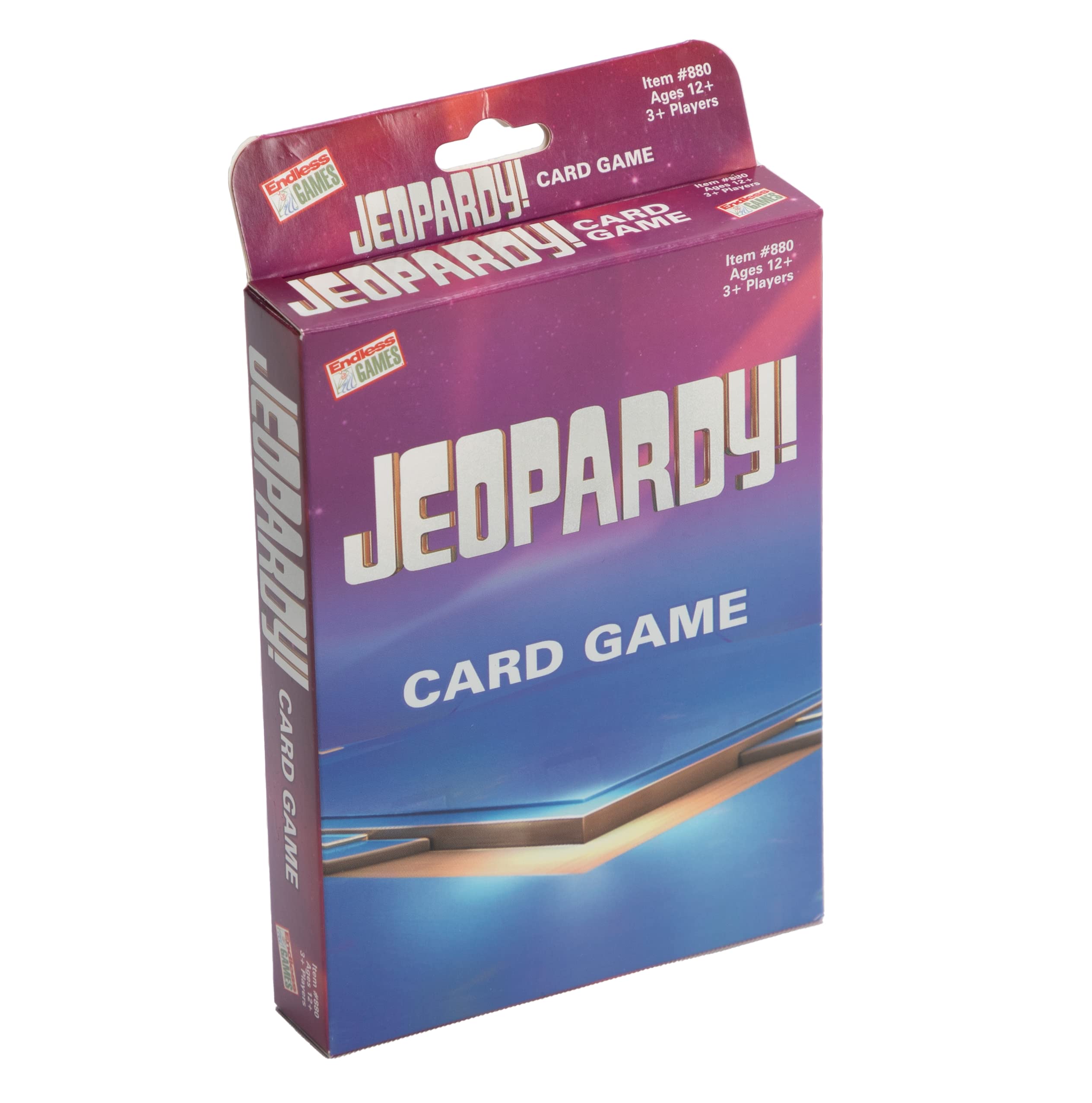 Jeopardy Card Game - Travel Sized Quiz Competition - Fast Paced Party Game
