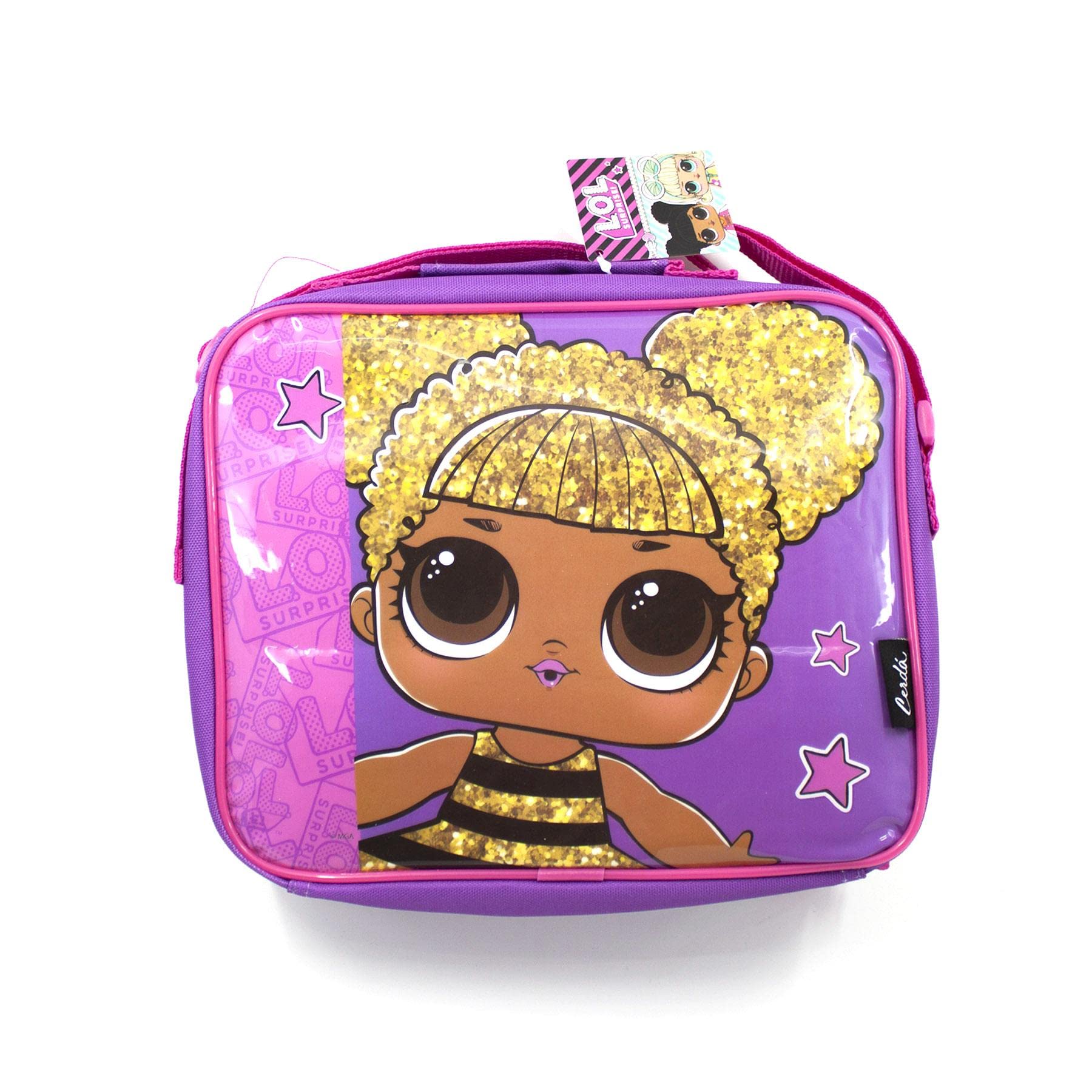 Cerdá Unisex Kids Portamerienda Con Accesorios Lol Lunch Bag With Accessories Lol Not Applicable, Multi, 23.0 Xx 15.5 Xx 8.0 cm