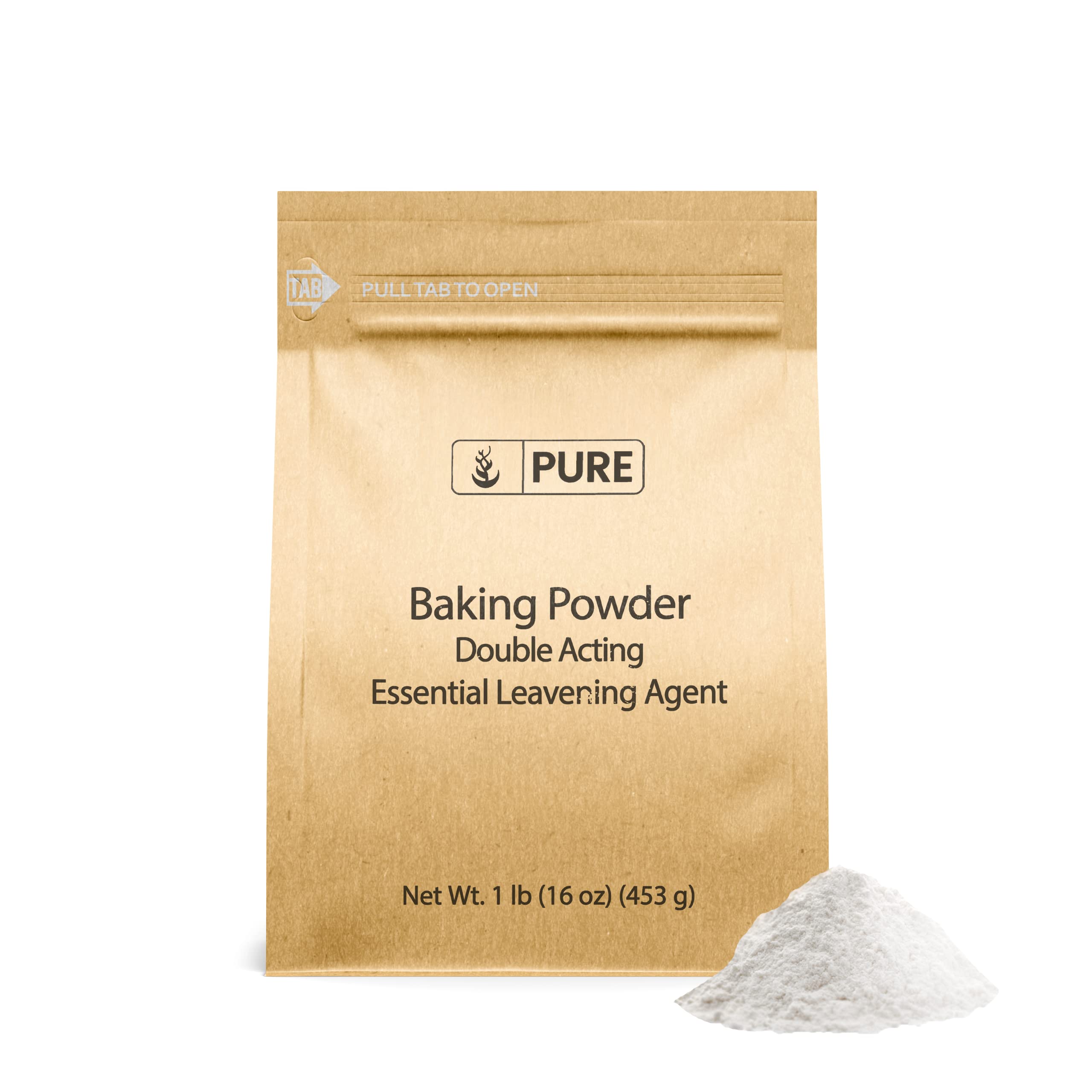 PURE ORIGINAL INGREDIENTS Baking Powder (1 lb) Double Acting, Leavening Agent, Cakes & Biscuits