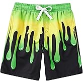 BFUSTYLE Kids Boys Swim Trunks Mesh Lining Water Resistant Beach Shorts 5-14 Years