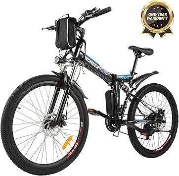 ancheer electric folding mountain bike