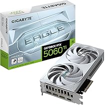 GIGABYTE GeForce RTX 5060 Ti Eagle OC ICE 16G Graphics Card, 16GB
