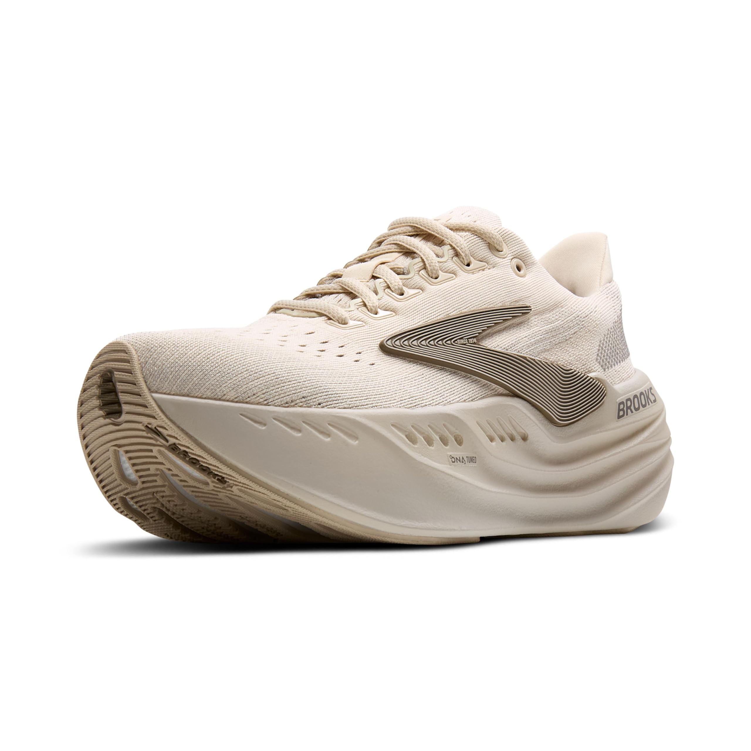 Photo 1 of Brooks Women’s Glycerin Max Neutral Running & Walking Shoe - Almond Peach/London-Fog/White - 11.5 Medium