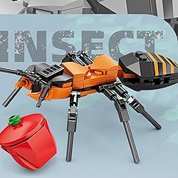 Vilbocr Mini Insect Building Blocks Toy Insect