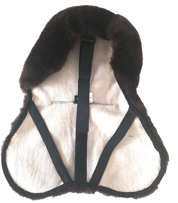 Merauno Sheepskin Horse Saddle Seat Saver Lambskin Horse English Saddle