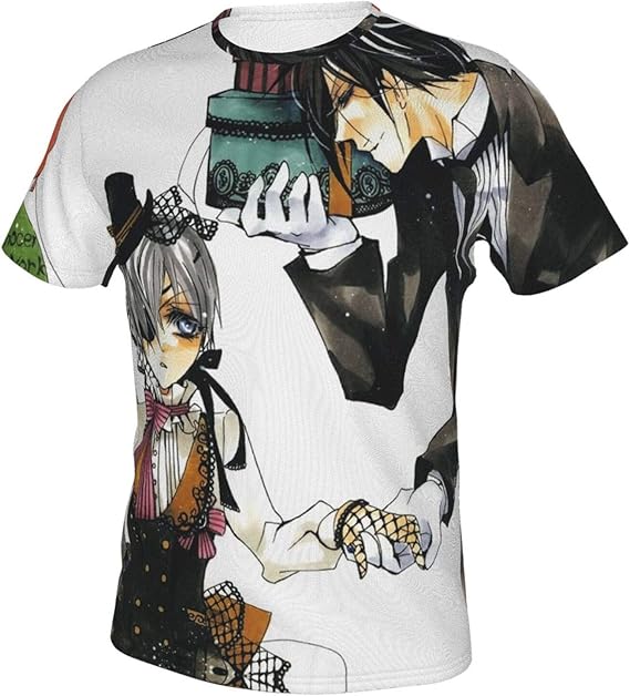 Amazon Co Jp 黒執事 1 新品 個性 人気 ポリエステル 丸首 Tシャツ おしゃれ 速乾 シンプル 夏服 メンズ レディース 丸首 半袖 通勤 通学 運動 ティーシャツ ステューシーtシャツ ブラック カップル服 服 ファッション小物