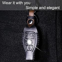 ZiHafate Leather Car Key Fob Cover Compatible with