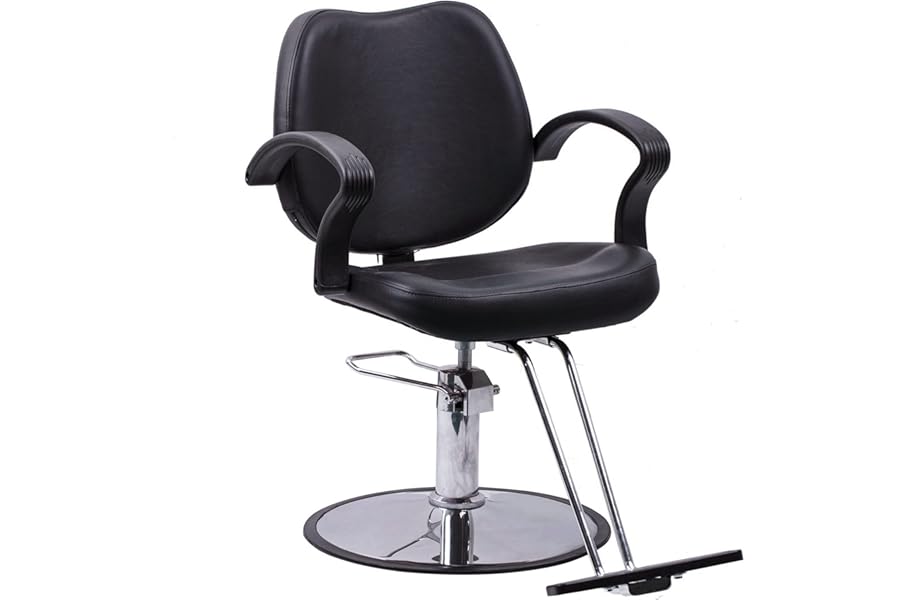 FlagBeauty Hair Beauty Salon Equipment Black Hydraulic Barber Styling Chair