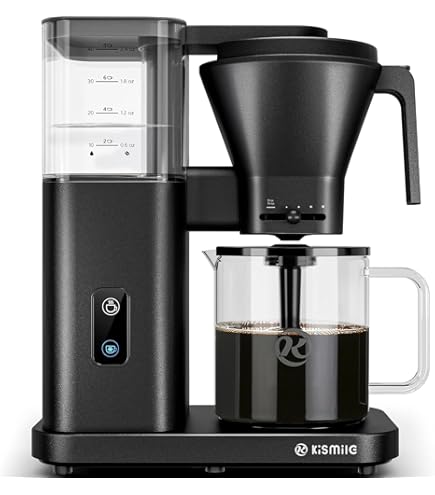 Amazon.com: Kismile SCA-Certified 8 Cup Drip Coffee Maker, Pour