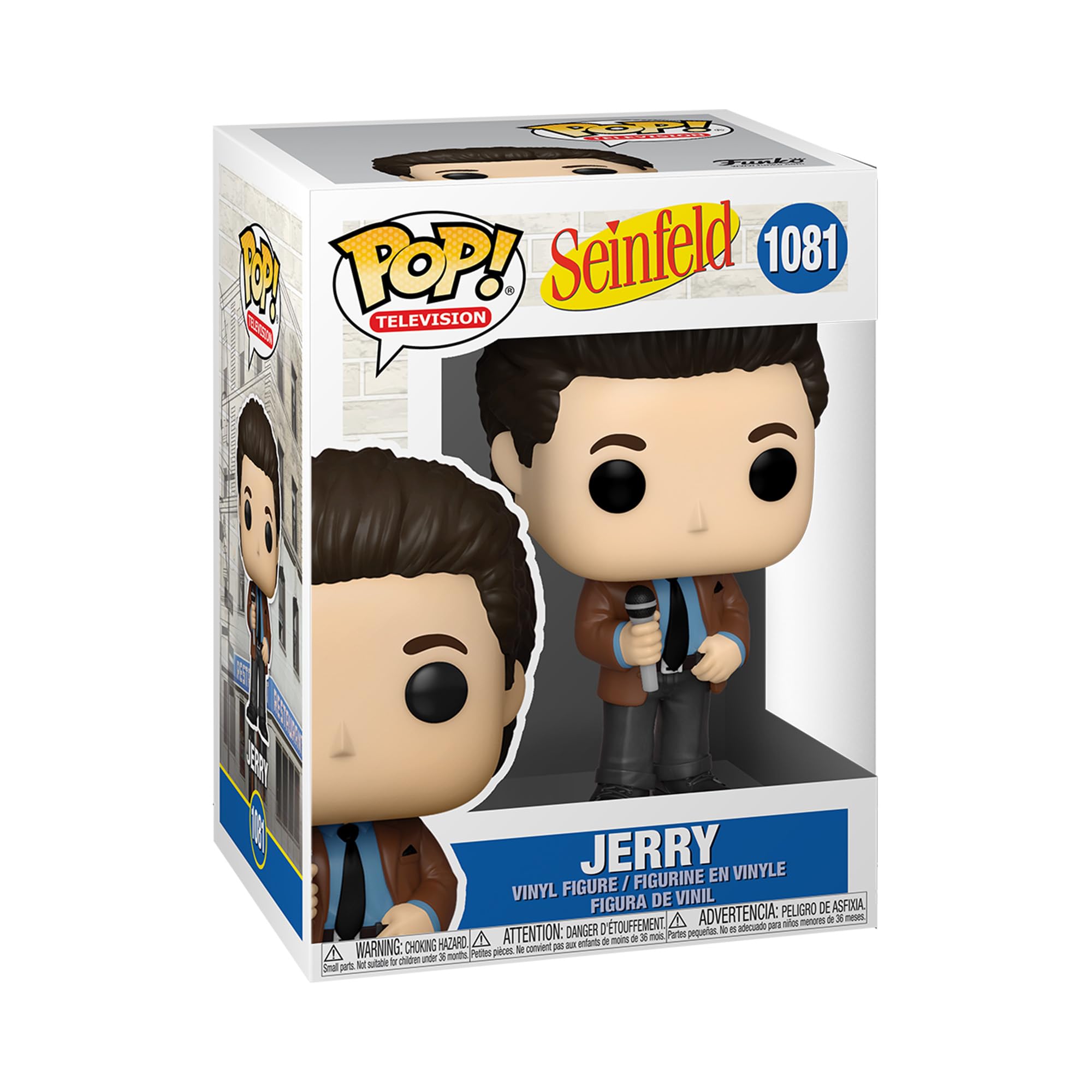 Funko POP! TV: Seinfeld - Jerry Seinfeld Doing Standup - Collectable Vinyl Figure - Gift Idea - Official Merchandise - Toys for Kids & Adults - TV Fans - Model Figure for Collectors and Display
