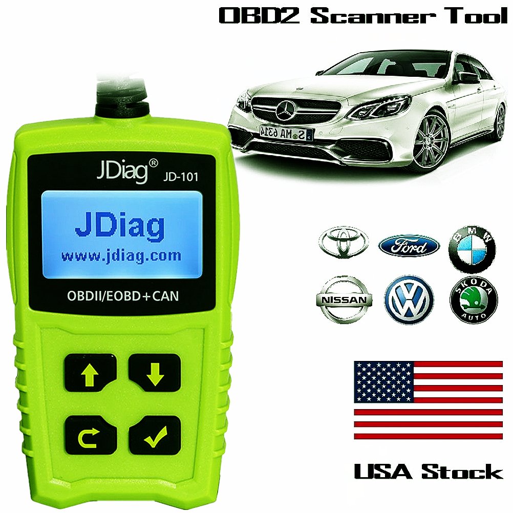 Tools JDIAG Enhanced OBD II Vehicle Code Reader Automotive OBD2 Scanner Auto Check Engine Light
