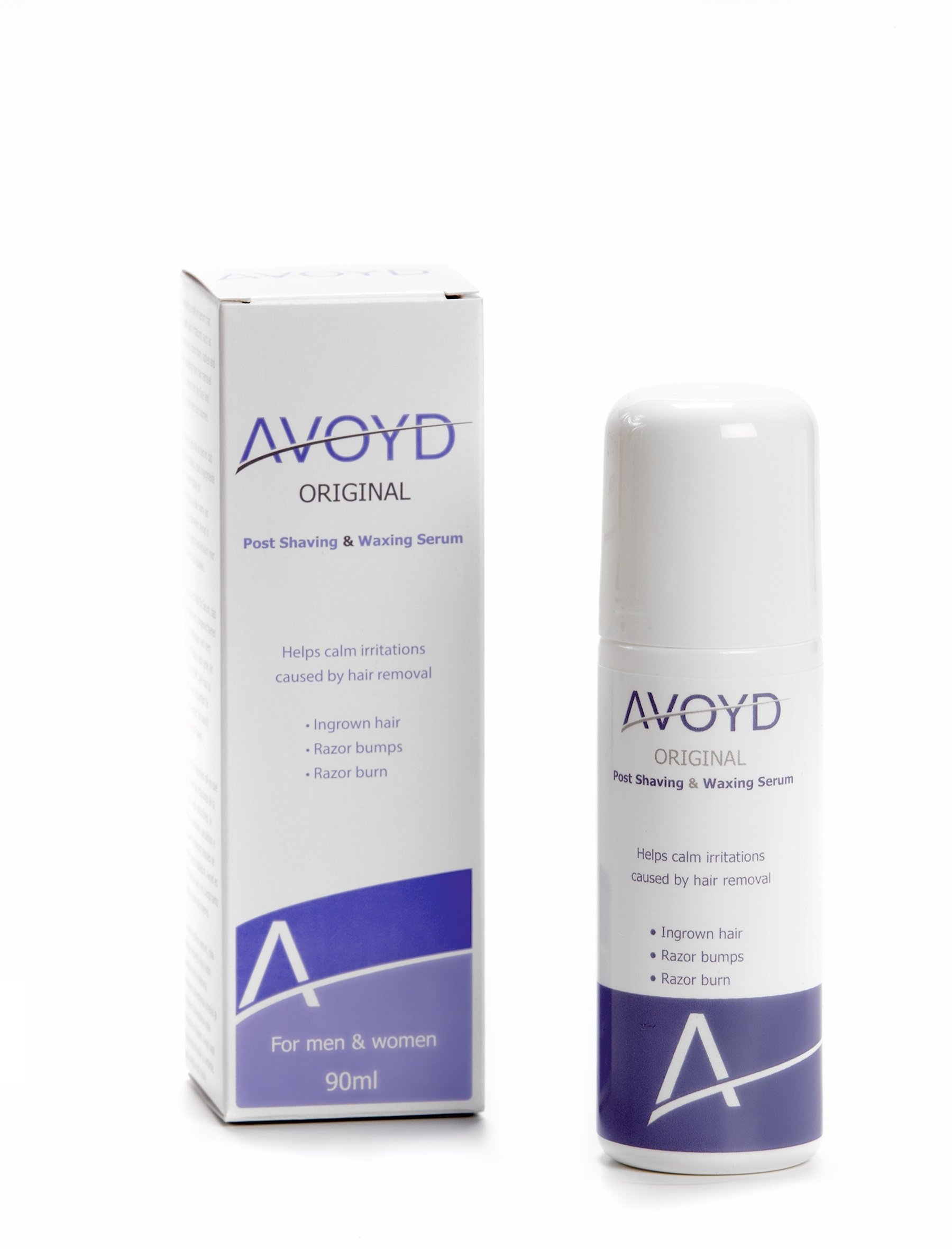 AVOYD Original 90ml avoids ingrown Hair, Razor Burn and Razor Bumps