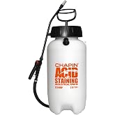 CHAPIN 22240XP 2-Gallon Industrial Acid Staining Sprayer with Pressure Relief Valve for Acid Staining, 2-Gallon