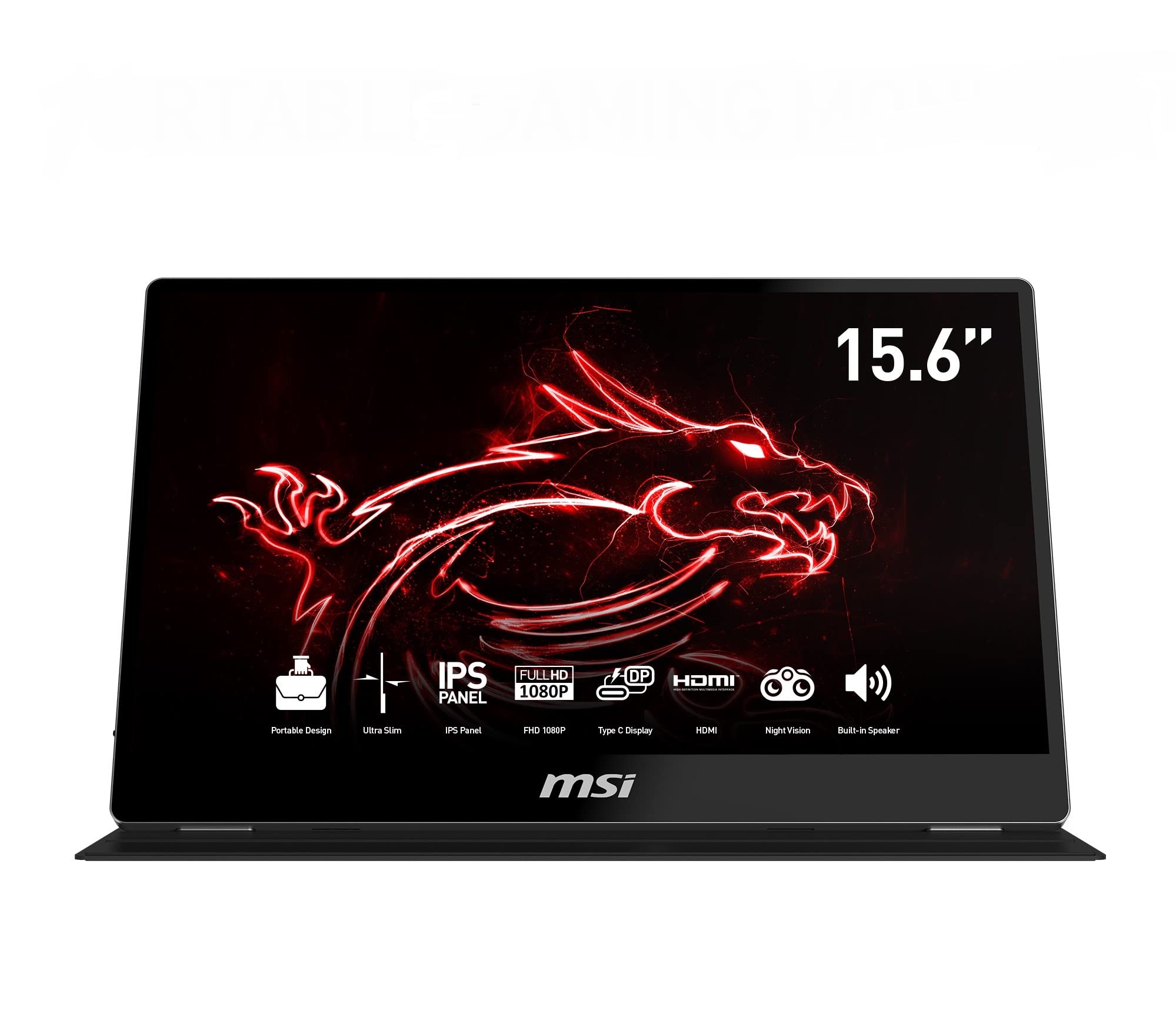 MSI Optix MAG162V MONITOR, Black, 15.6'' FHD/IPS/PORTABLE