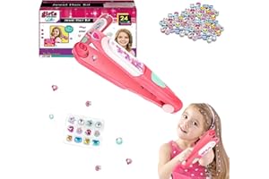 Feilium Glitter Diamond Styling Tools Hair Gemstone Styling Set to Light Up Girls, Hair Gem Styling Set, Glitter Diamond Tool for Hair, with Reusable Shining Diamonds Birthday Gifts Toys (1PCS)