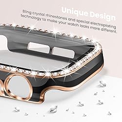Goton 2-Pack Bling Case for Apple Watch Screen