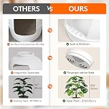 Lifewit Hidden Litter Box Pot with Carbon Filter Scoop White view 3