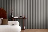 A.S. Création Non-Woven Wallpaper Wood Panel Grey Black 10.05m x 0.53m