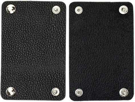 Amazon Luminio ルミニーオ 本革 日本製 ハンドルカバー バッグ 持ち手 牛革 トートバッグ用 2枚セット レザー Tbitl 04 ブラック シルバー S ポーチ